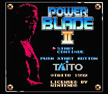 Power Blade 2 (USA) screen shot title